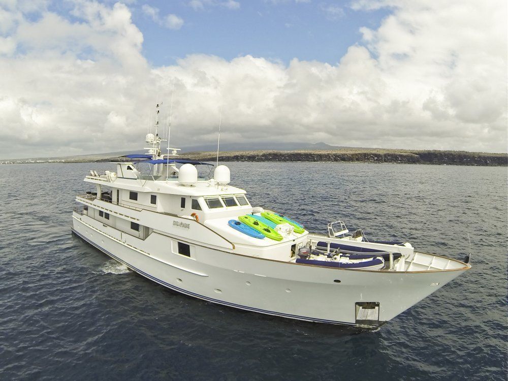 Charter yacht stella maris 38 m picchiotti up to 16 guests galapagos islands