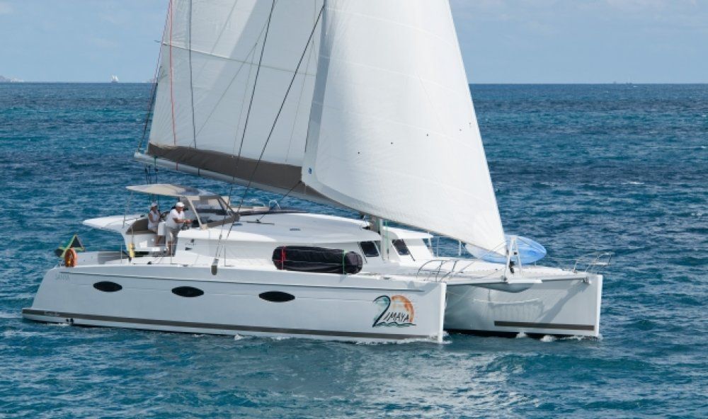 Charter catamara zimaya fountaine pajot 57 5 cabins virgin islands