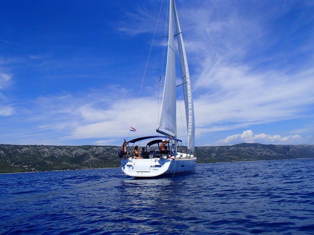Charter boat sun odyssey 439 3 cabins split croatia