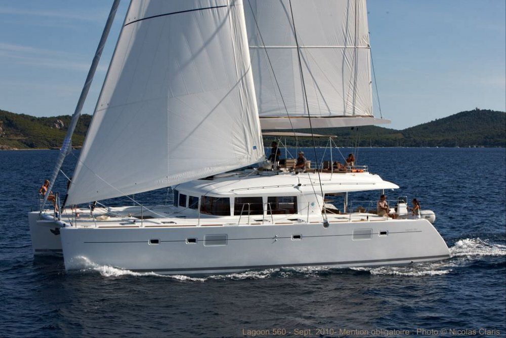 O cat catamaran for charter in italy