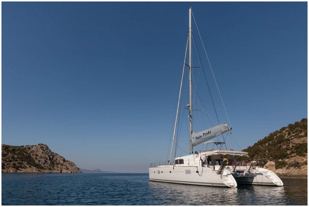 Catamaran twin pride greece
