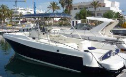 Charter boat quer 36 mediterranea day charters up to 11 guests ibiza