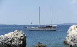 Charter gulet aborda 30 m 7 cabins split croatia