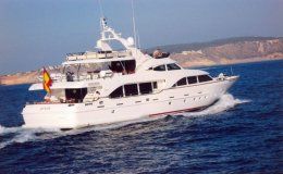 Charter yacht anypa benetti 30 m 4 cabins ibiza