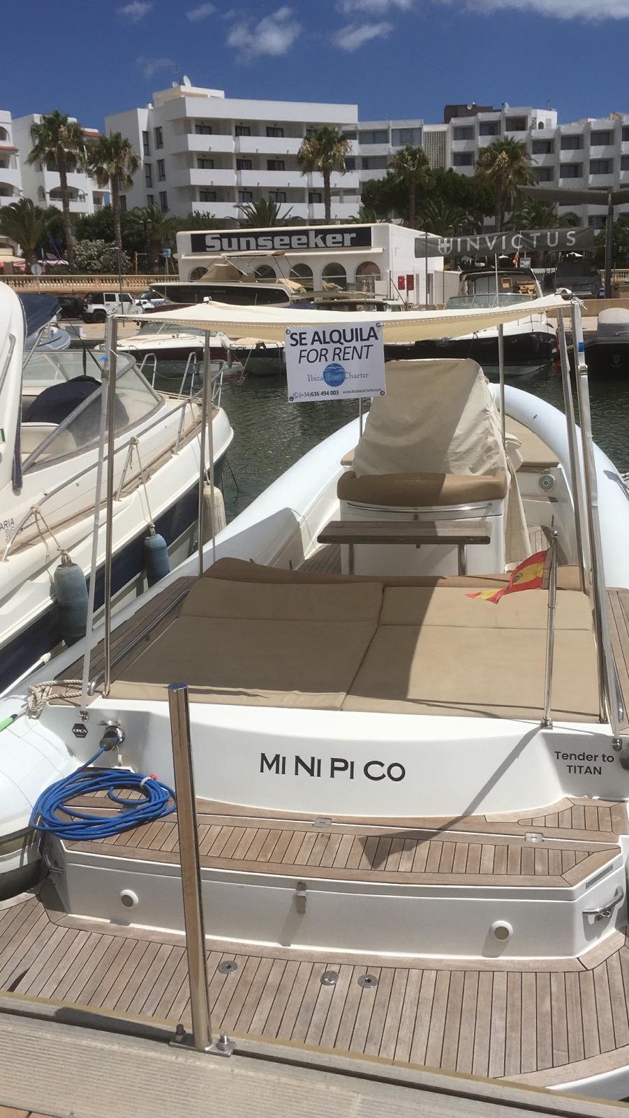M 11 spider boat charter ibiza alquiler bote 15